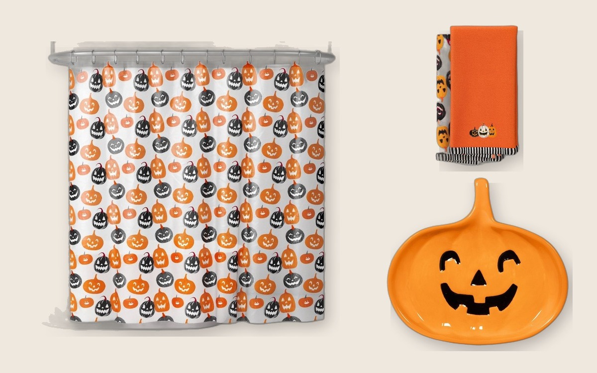 Jack-O Spa Target Halloween bathroom combo