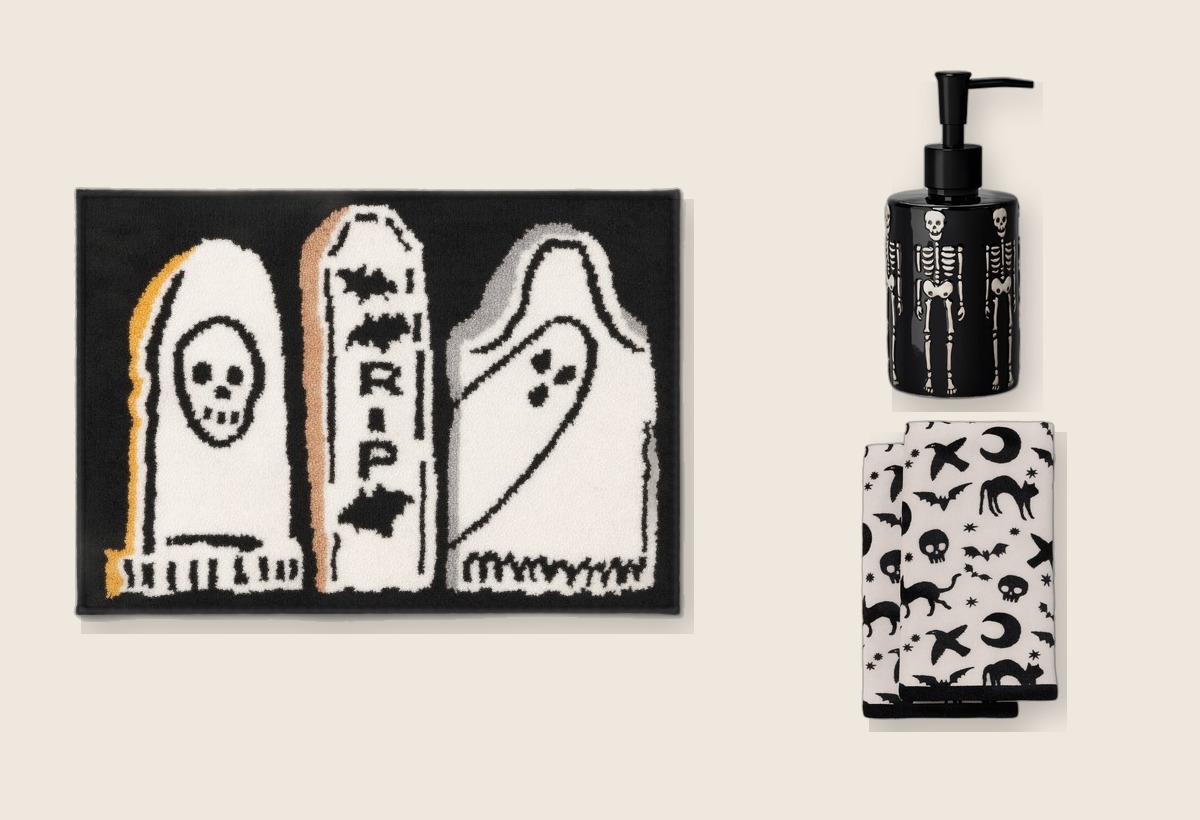 Tombstone Takeover Target Halloween bathroom combo